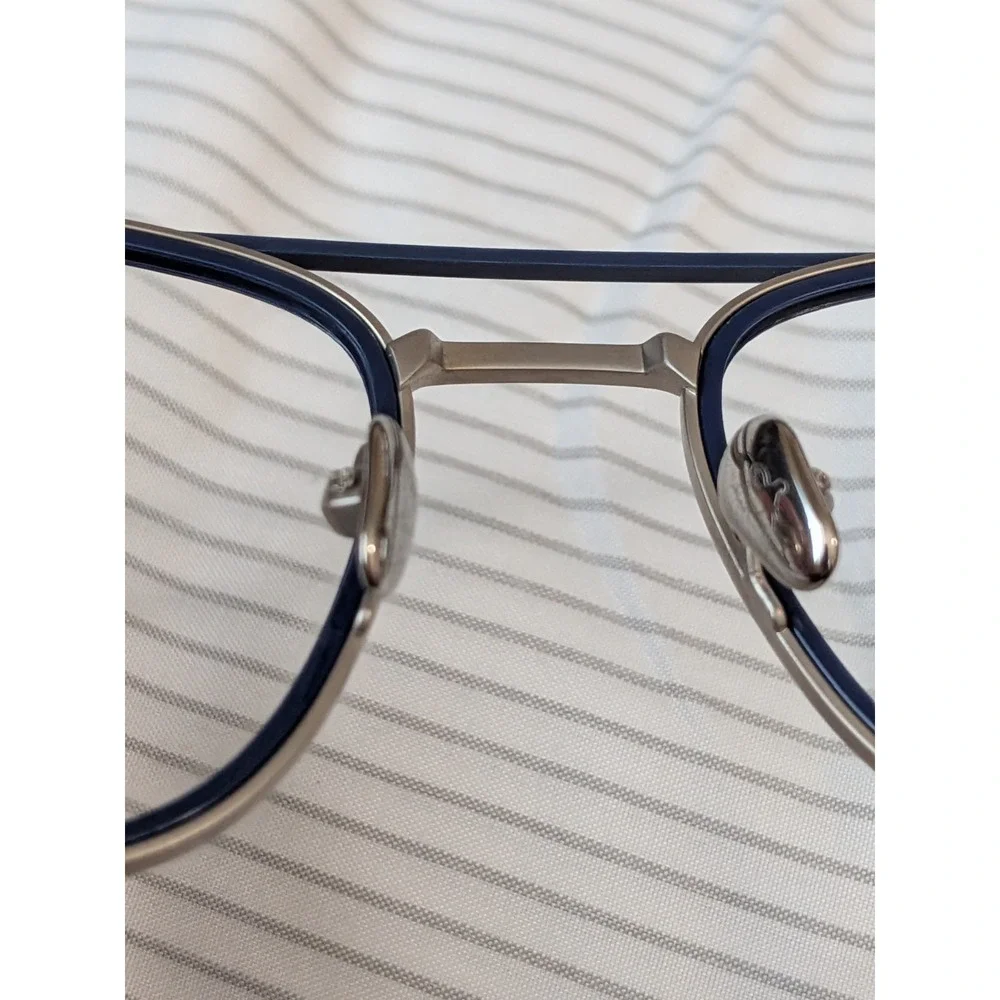 Maui Jim FOLLOWING SEAS MJ-555-17M BLUE SILVER 53/22/145  FRAME ONLY